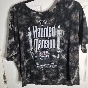 The Haunted Mansion Kids Tie-Dye Shirt - Black